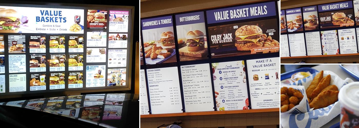 Culver’s Menu