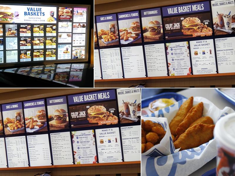 Culver’s Menu