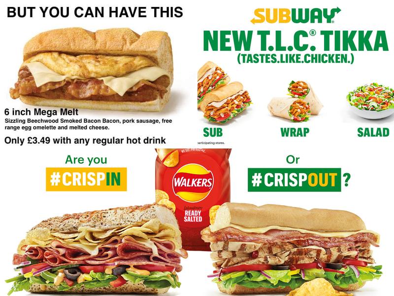 Subway Menu