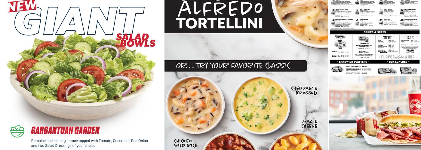 Erbert and Gerbert's Menu