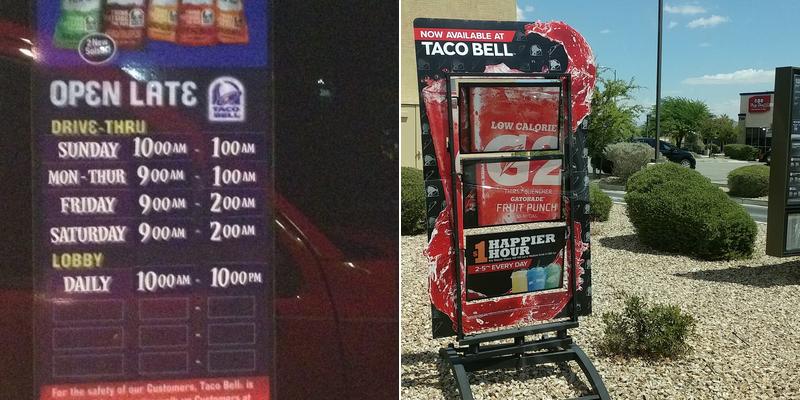 Taco Bell Menu
