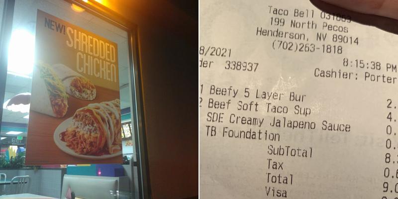Taco Bell Menu
