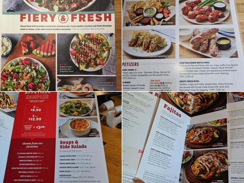 Applebee's Grill + Bar Menu