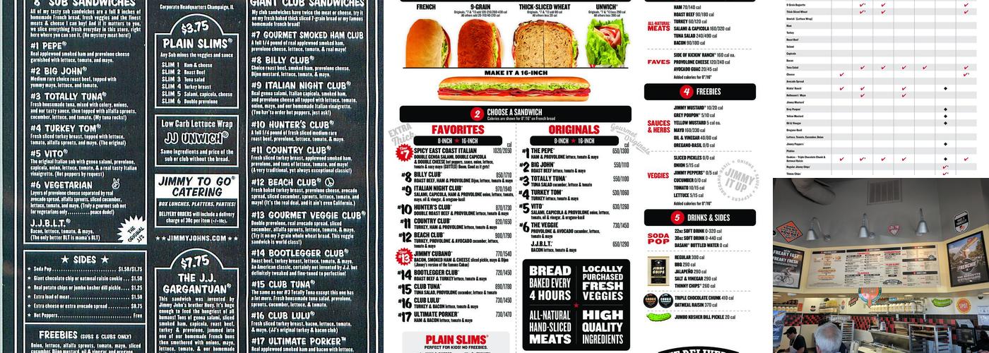 Jimmy John's Menu
