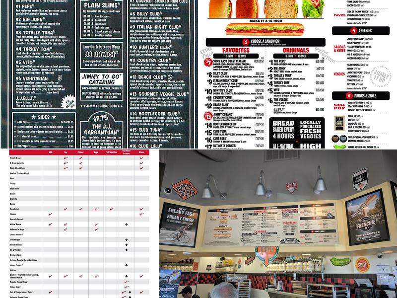 Jimmy John's Menu