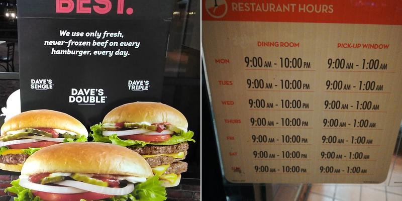 Wendy's Menu