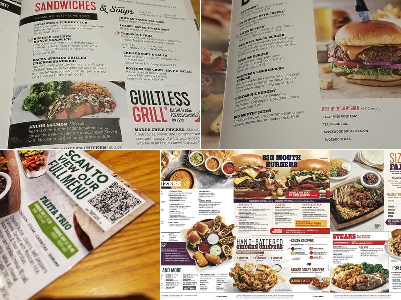 Chili's Grill & Bar Menu