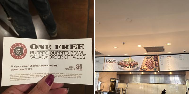 Chipotle Mexican Grill Menu