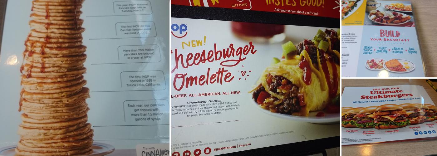 IHOP Menu