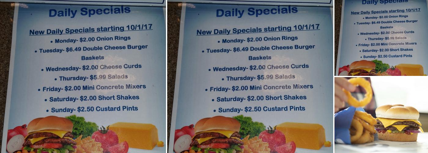 Culver’s Menu