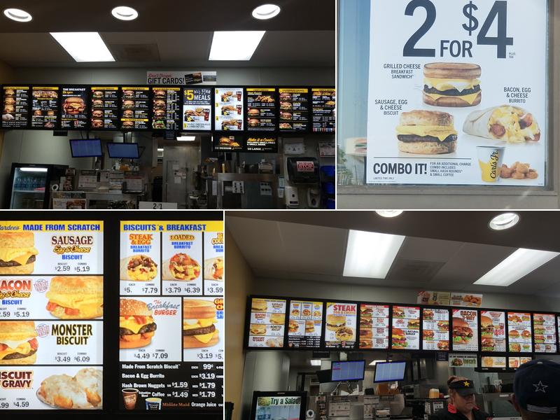 Carl’s Jr. Menu