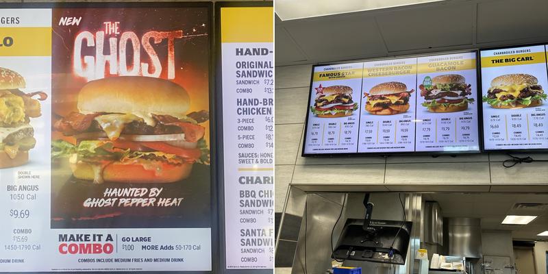 Carl’s Jr. Menu