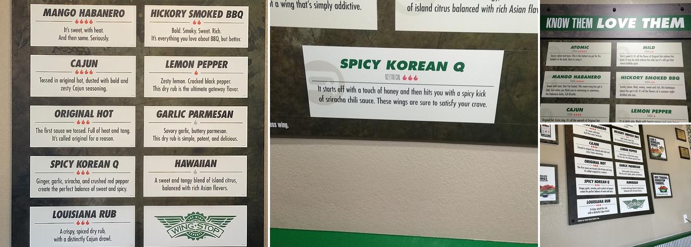 Wingstop Menu