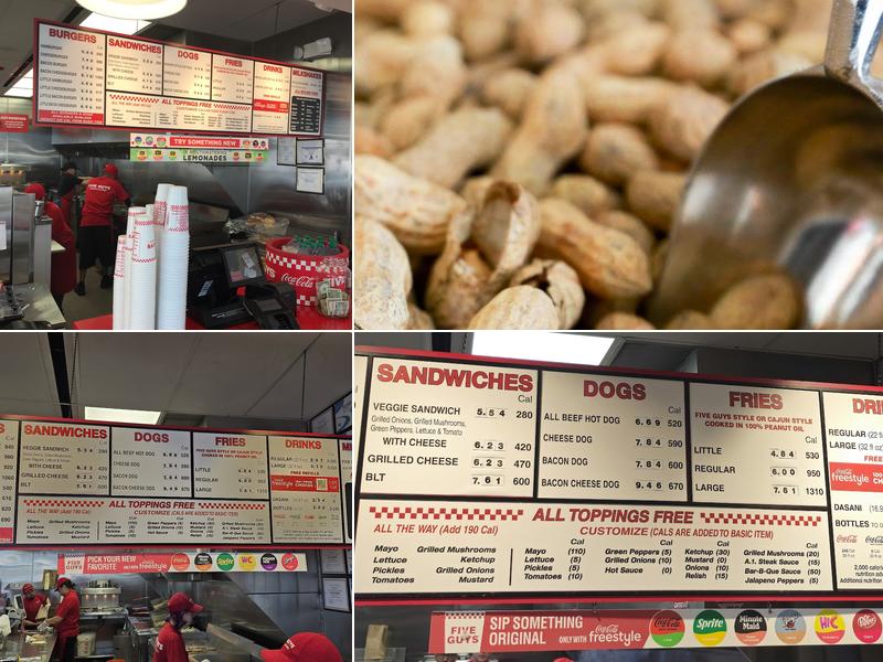 Five Guys Menu