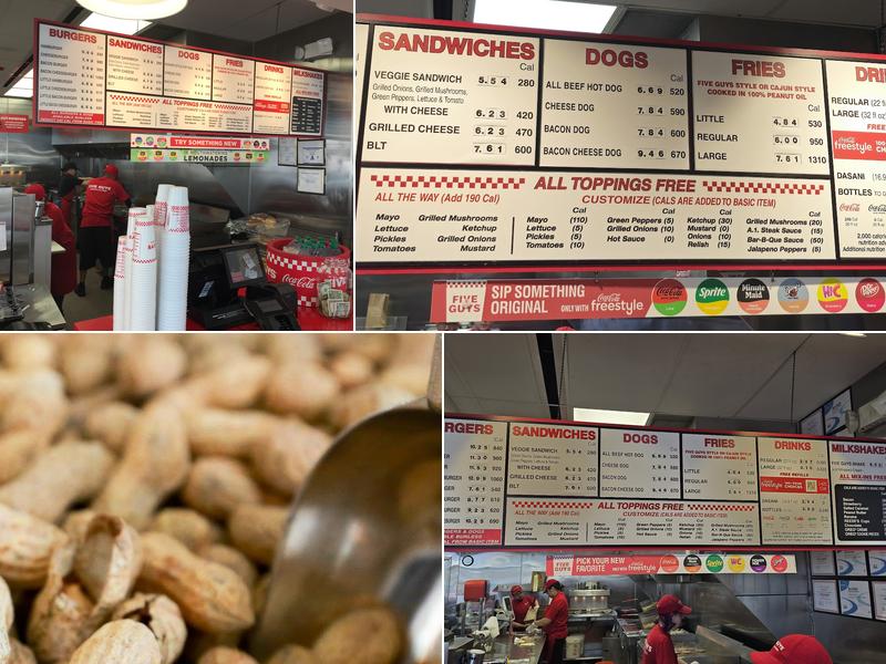 Five Guys Menu