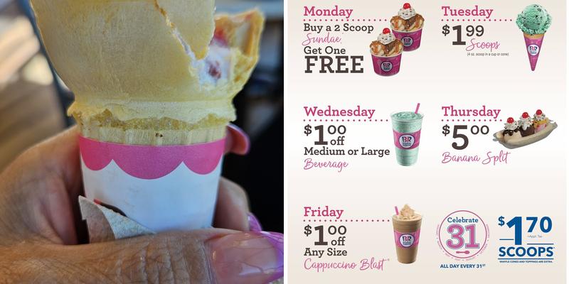 Baskin-Robbins Menu