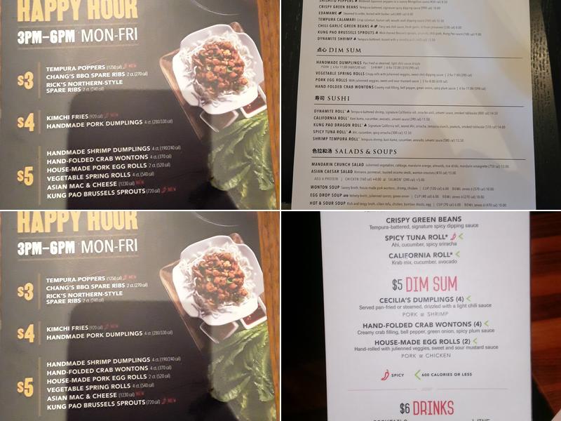 P.F. Chang's Menu