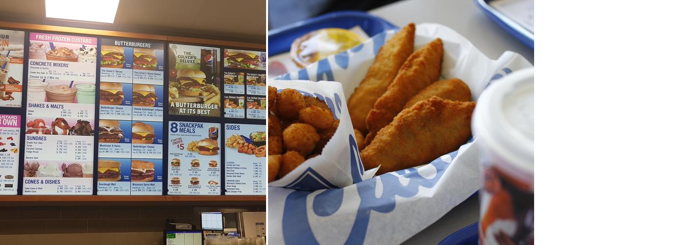Culver’s Menu