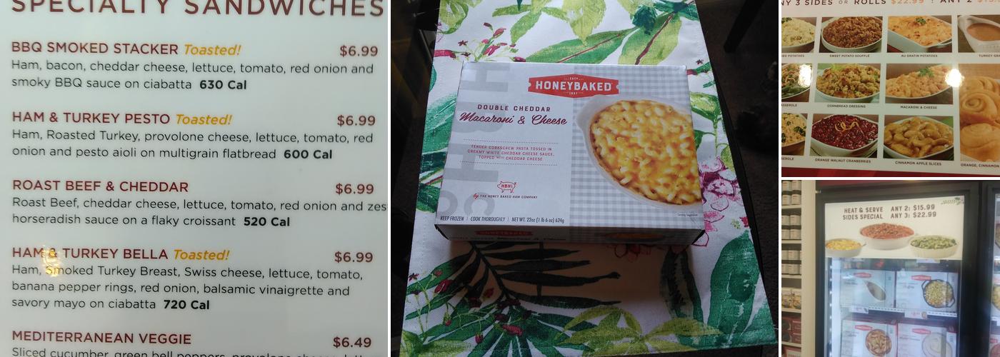The Honey Baked Ham Company Menu
