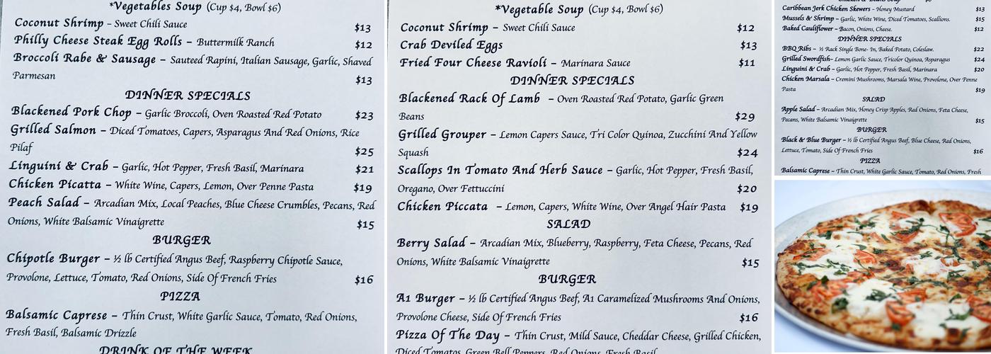 Fox's Pizza Den Menu