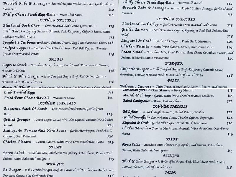 Fox's Pizza Den Menu