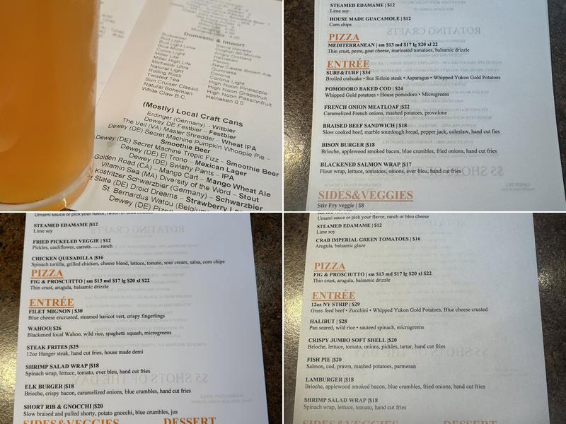 Fox's Pizza Restaurant and Bar Menu