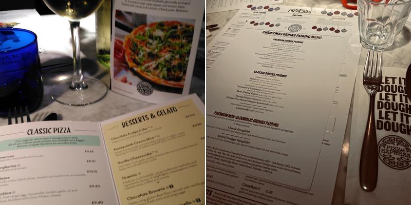 Pizza Express Menu