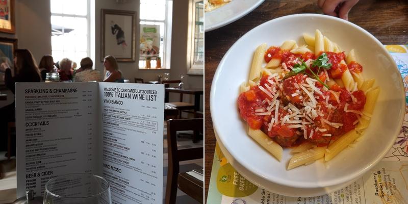 Prezzo Italian Restaurant Kings Lynn Menu