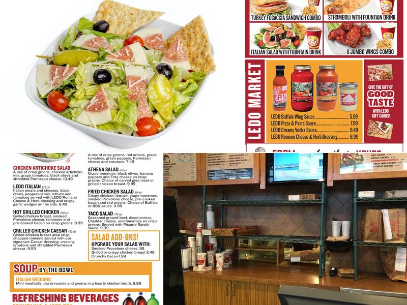Ledo Pizza Menu