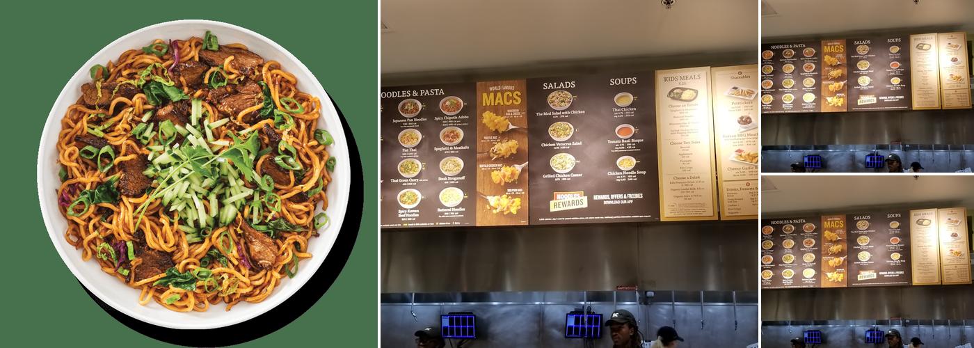 Noodles and Company Menu
