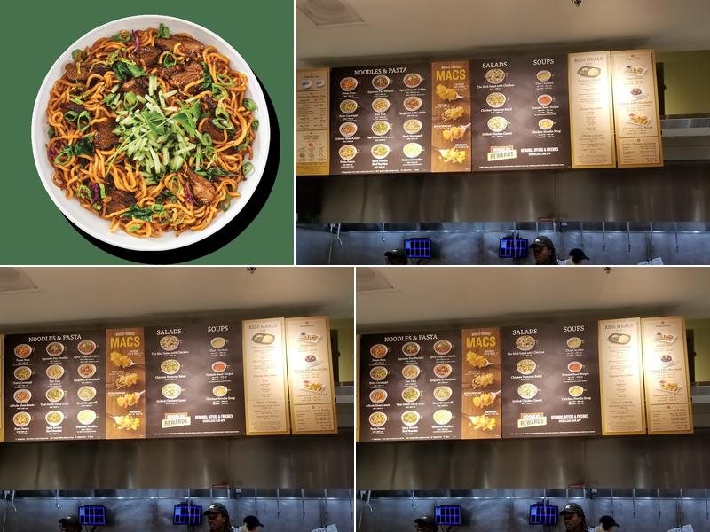 Noodles and Company Menu