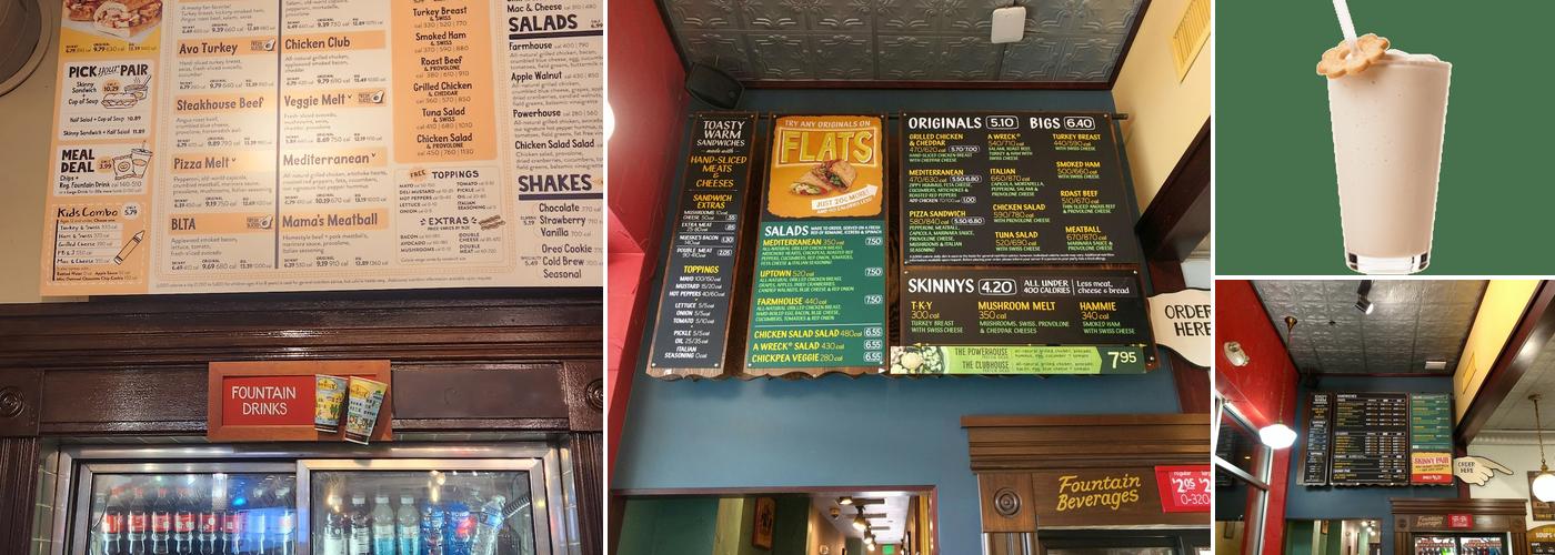 Potbelly Sandwich Shop Menu