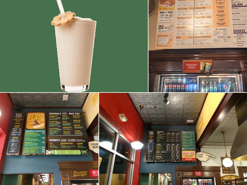 Potbelly Sandwich Shop Menu