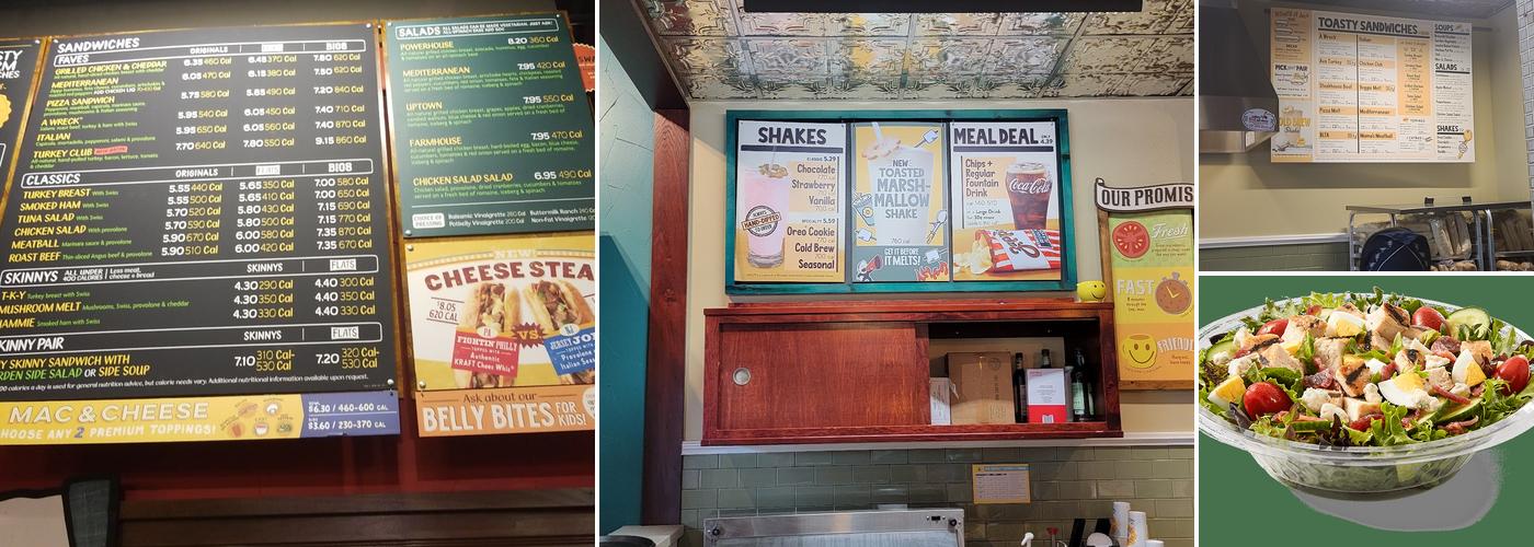 Potbelly Sandwich Shop Menu