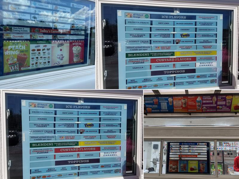 Rita's Italian Ice & Frozen Custard Menu