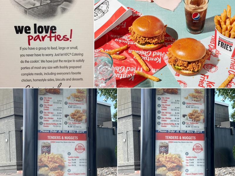 KFC Menu