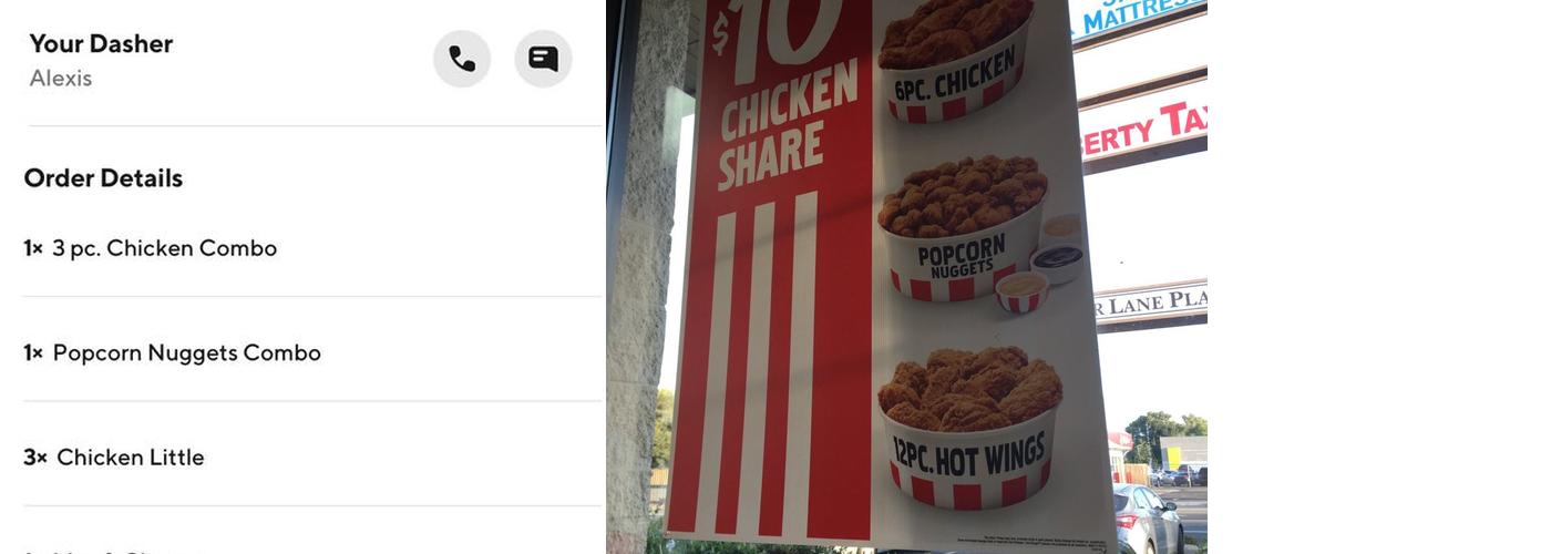 KFC Menu