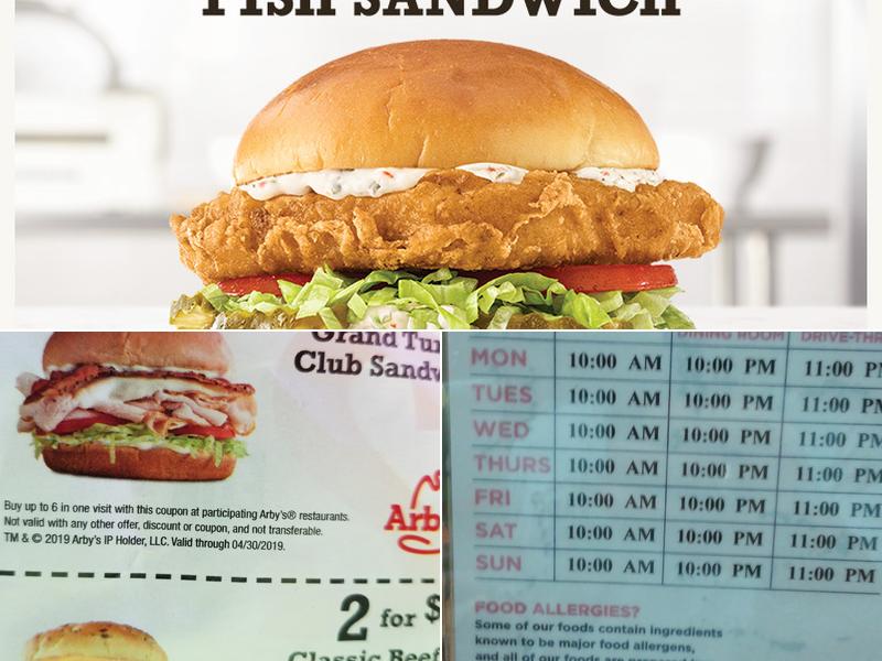 Arby's Menu