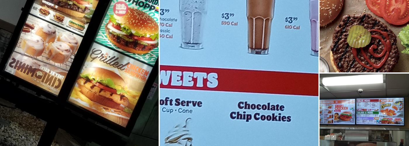 Burger King Menu