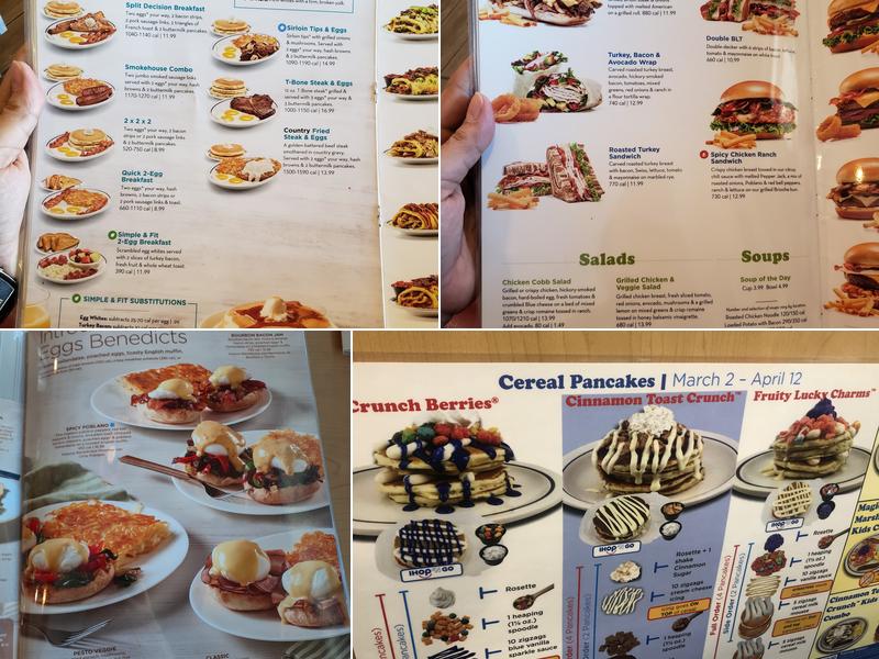 IHOP Menu