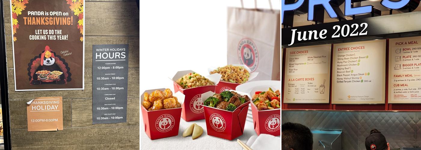Panda Express Menu