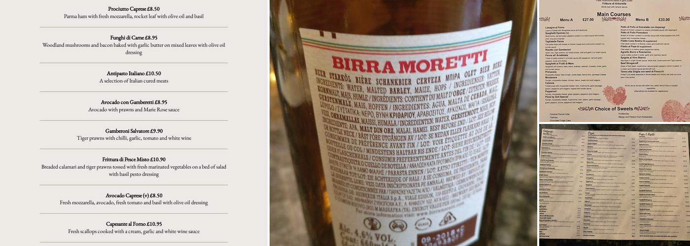 Pizza By Goli Lichfield Menu