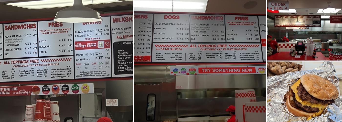 Five Guys Menu