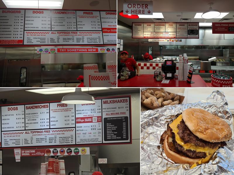 Five Guys Menu