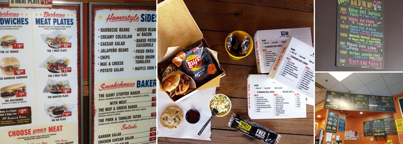 Dickey's Barbecue Pit Menu
