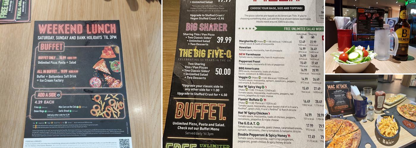Pizza Hut Menu