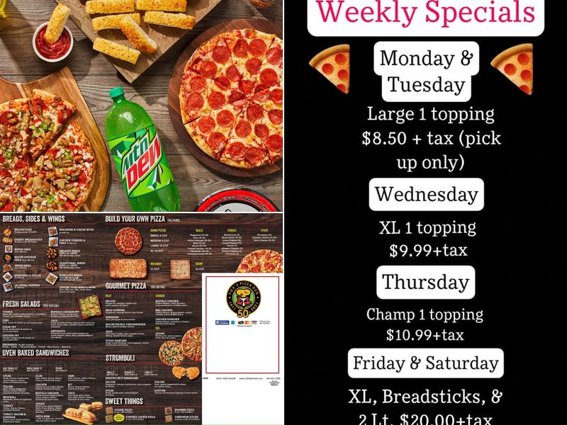 Fox's Pizza Den Menu