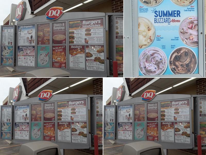 Dairy Queen Menu