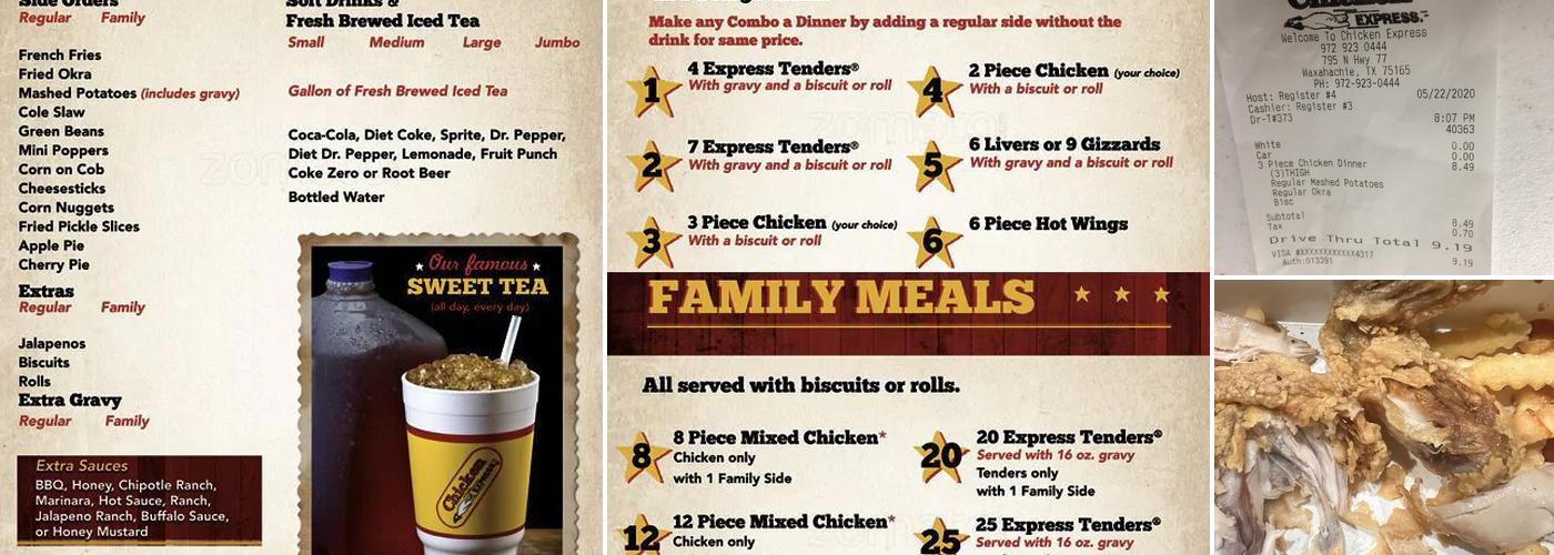 Chicken Express Menu