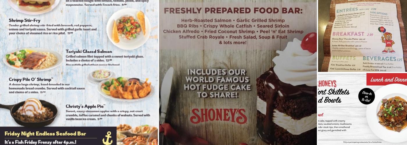Shoney's Menu